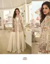 Belina By Sayuri Silk Stylish Embroidery Gown With Jacket Exporters In India
